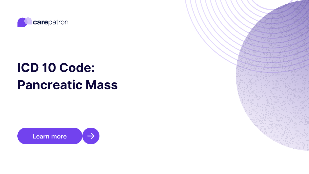 Pancreatic Mass ICD10CM Codes 2023